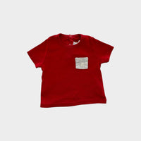 Petit Bateau Red T-Shirt, Size 00