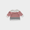 Jacadi Paris Stripe Boat Neck Top, Size 00
