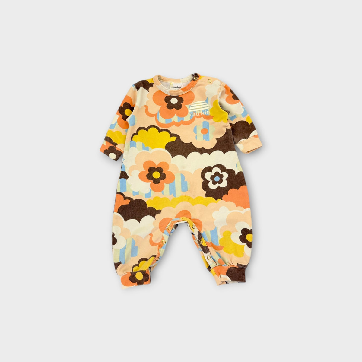 Banabae Retro Flower Onesie, Size 000