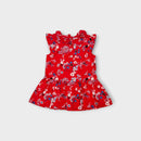 Petit Bateau Red Floral Dress, Size 00