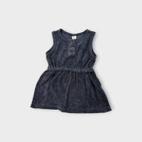 Hux Navy Terry Dress, Size 00