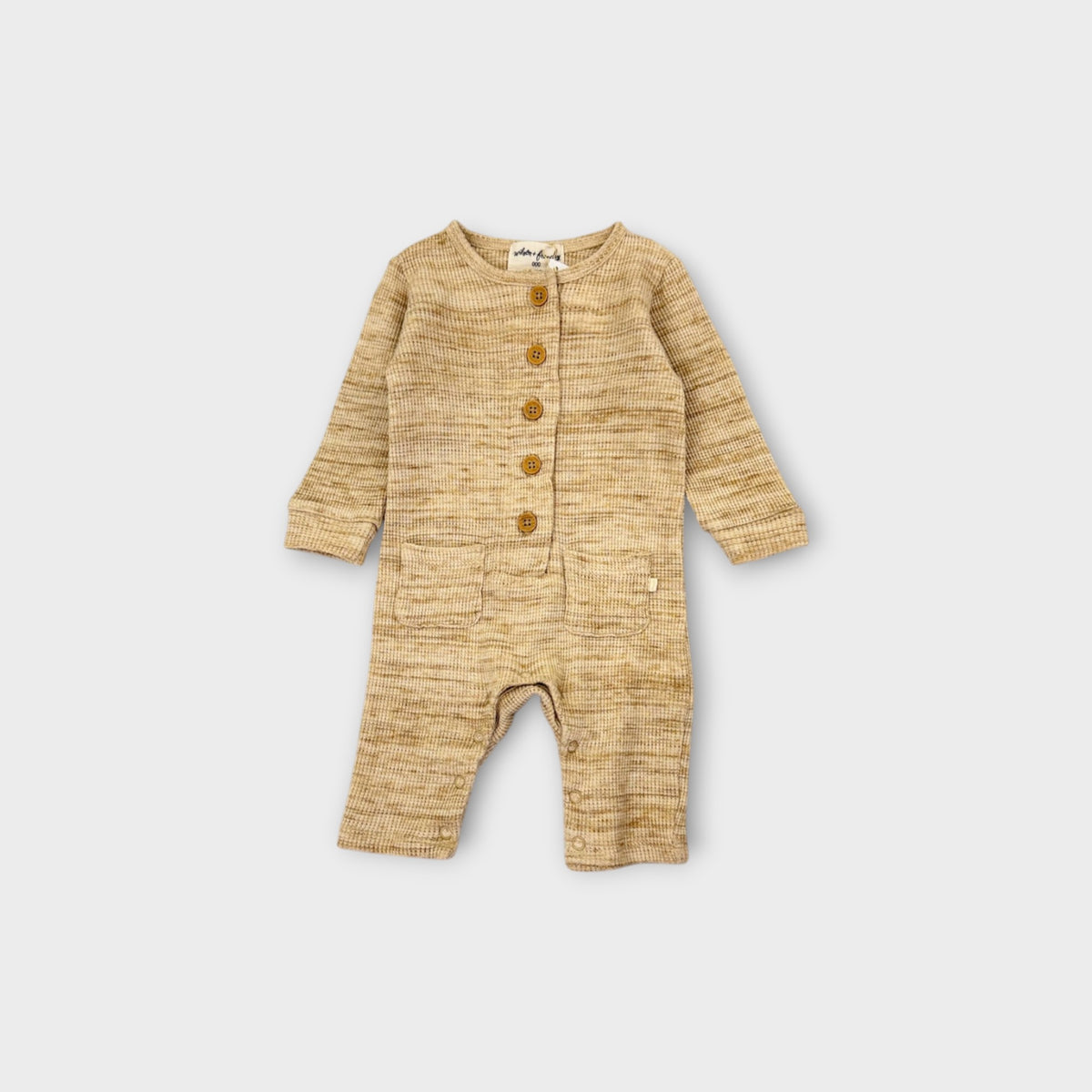 Wilson & Frenchy Ribbed Onesie, Size 000
