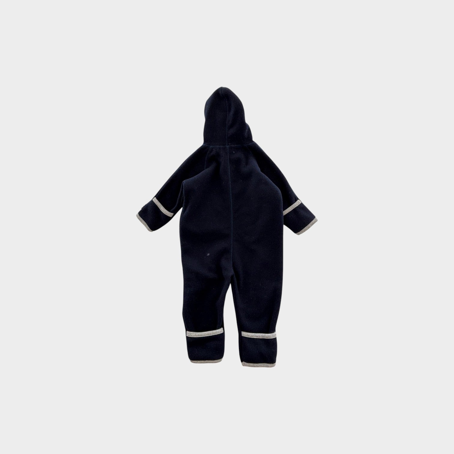 Molo Navy Winter Fleece Onesie, Size 00