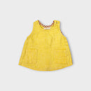 Freckly Ollie Yellow Linen Top, Size 00