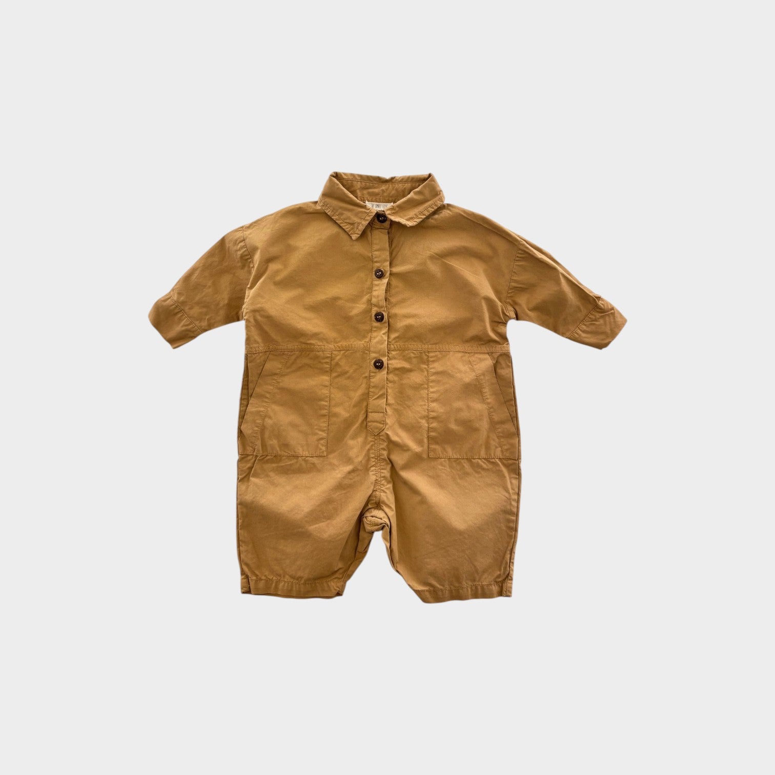 The Simple Folk Brown Boiler Suit, Size 00