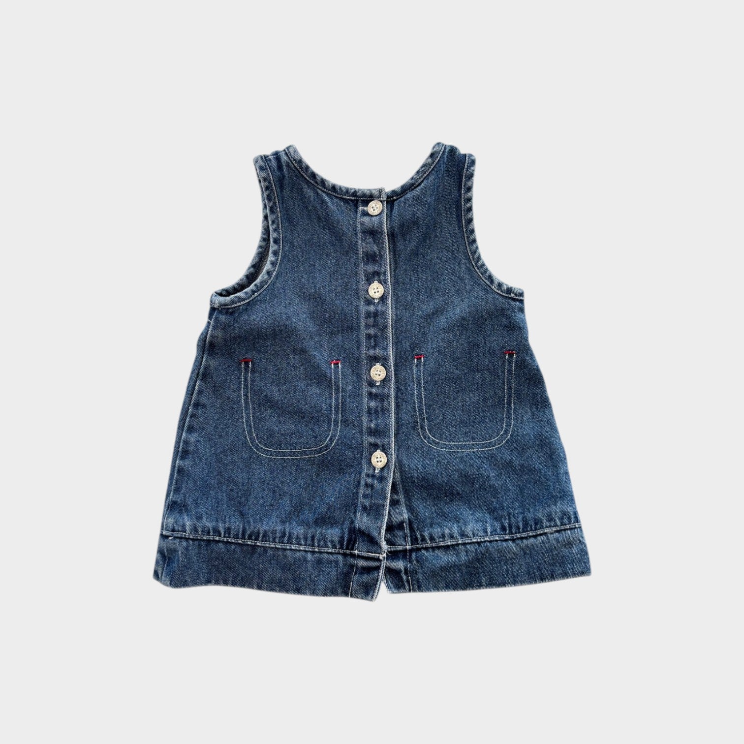 Vintage Denim Dress, Size 00