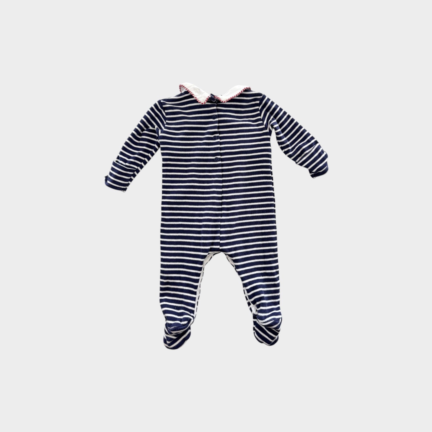 Stripe Royal Guard Onesie, Size 00