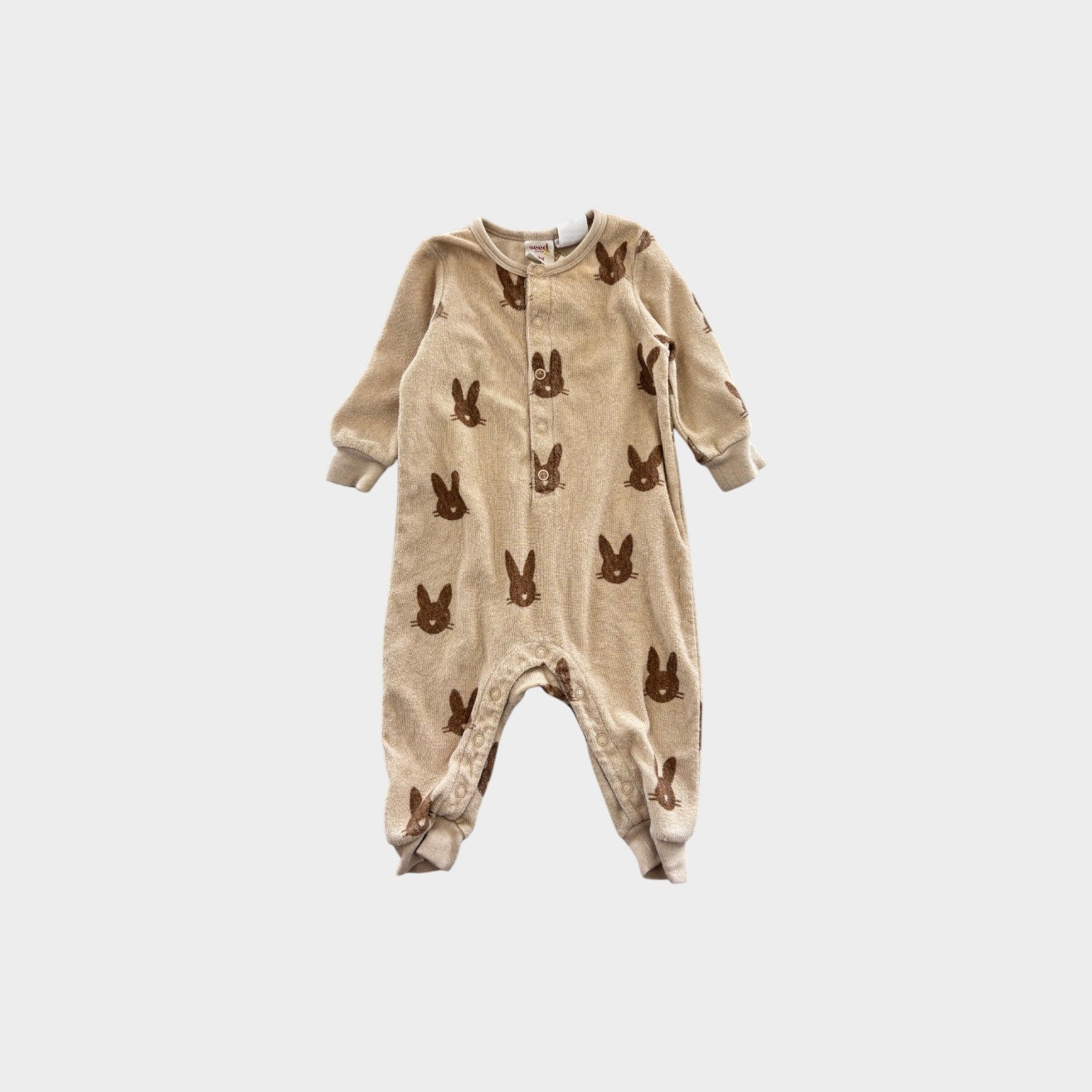 Seed Heritage Bunny Onesie, Size 00