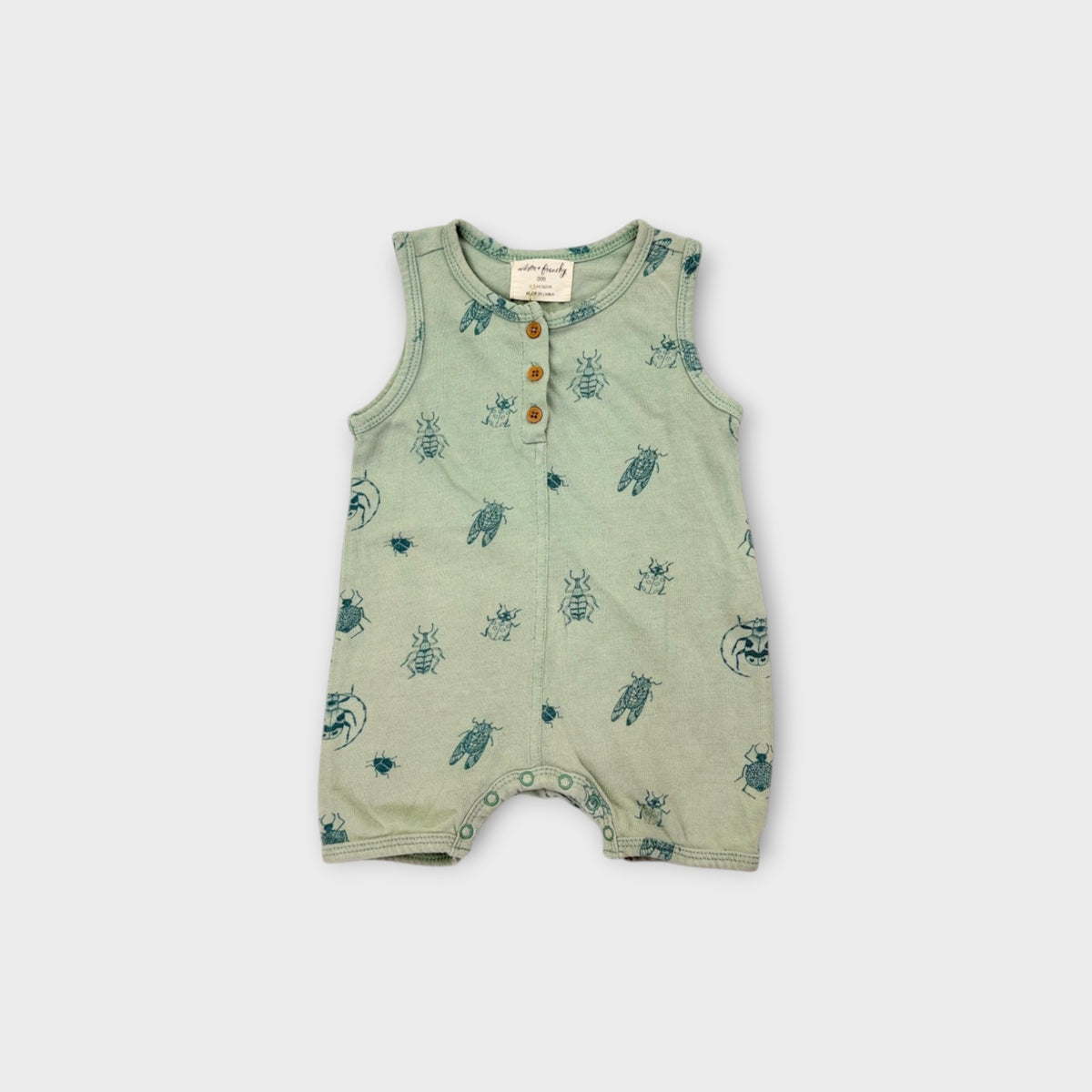 Wilson & Frenchy Bug Singlet Romper, Size 000