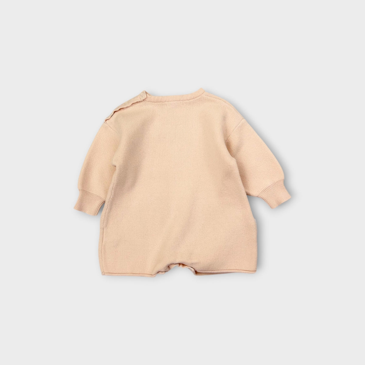 Ziggy Lou Pink Knit Romper, Size 000