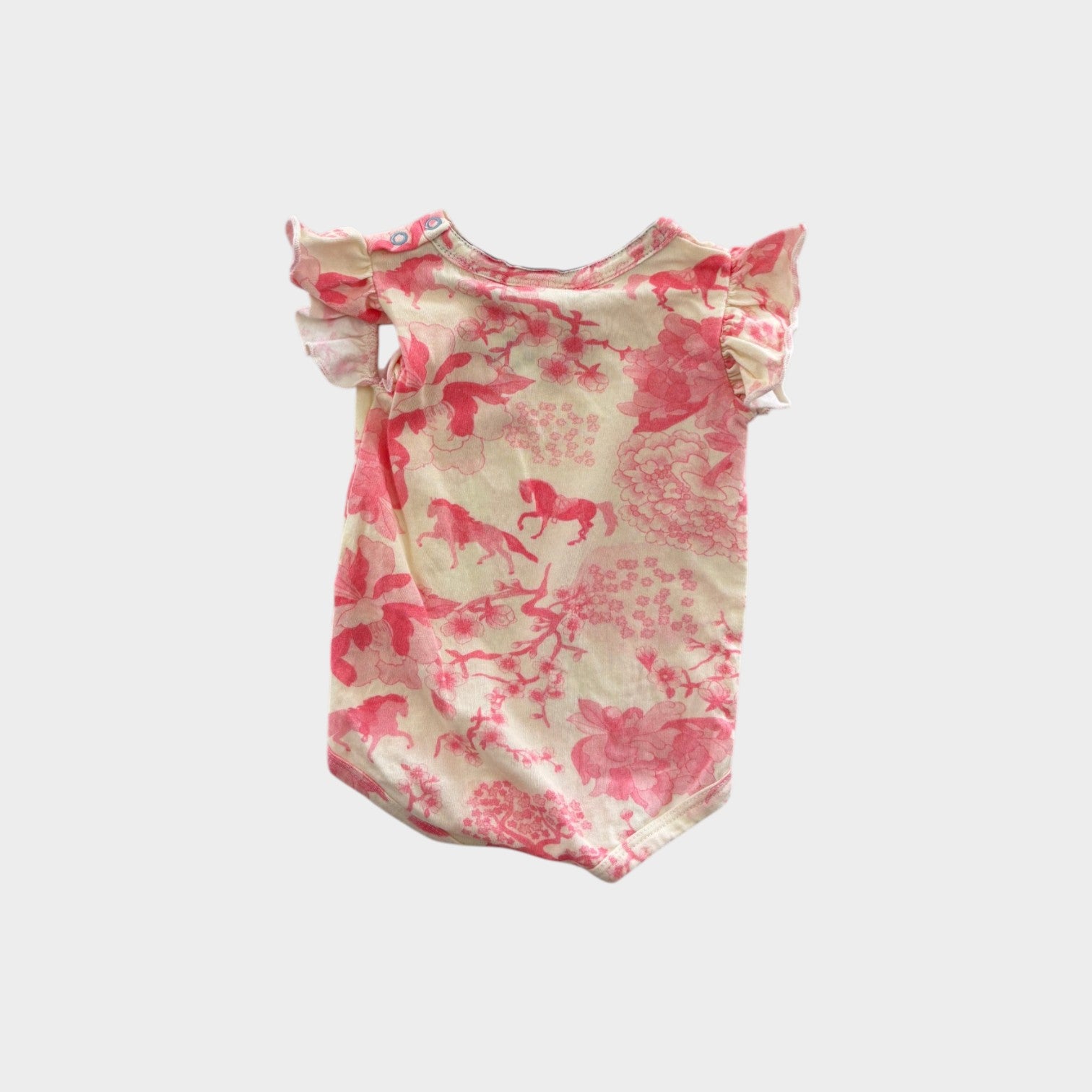 Kip & Co Horse Print Bodysuit, Size 00