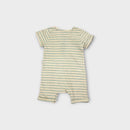 Purebaby Stripe Turtle Romper, Size 00