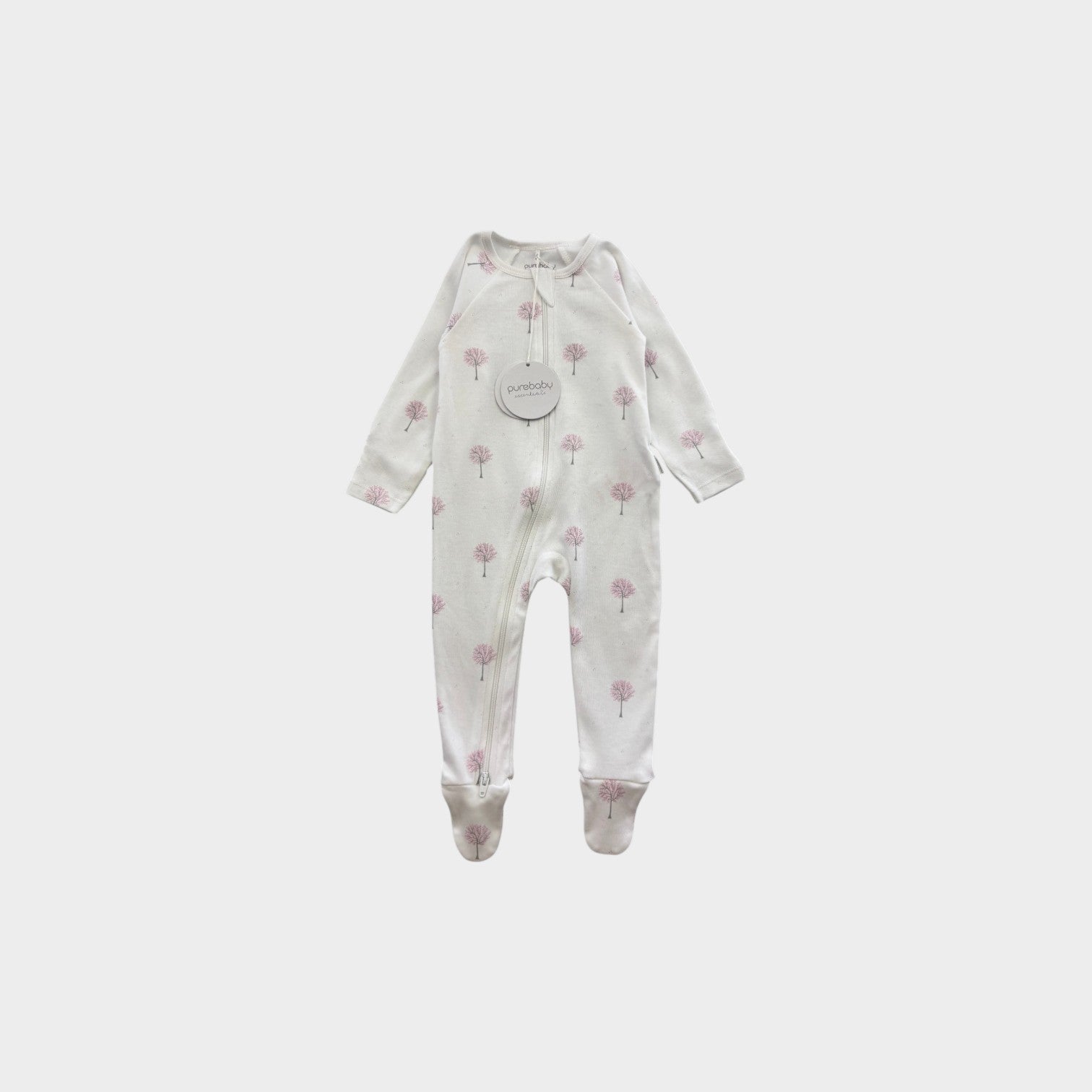 Purebaby Tree Onesie, Size 00