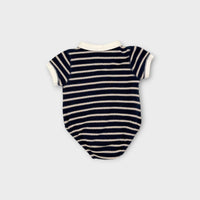 Country Road Stripe Polo Romper, Size 00