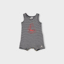 Petit Bateau Stripe Singlet Romper, Size 0