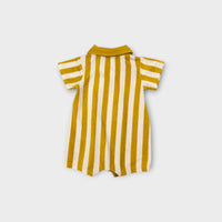 Seed Heritage Stripe Terry Romper, Size 00