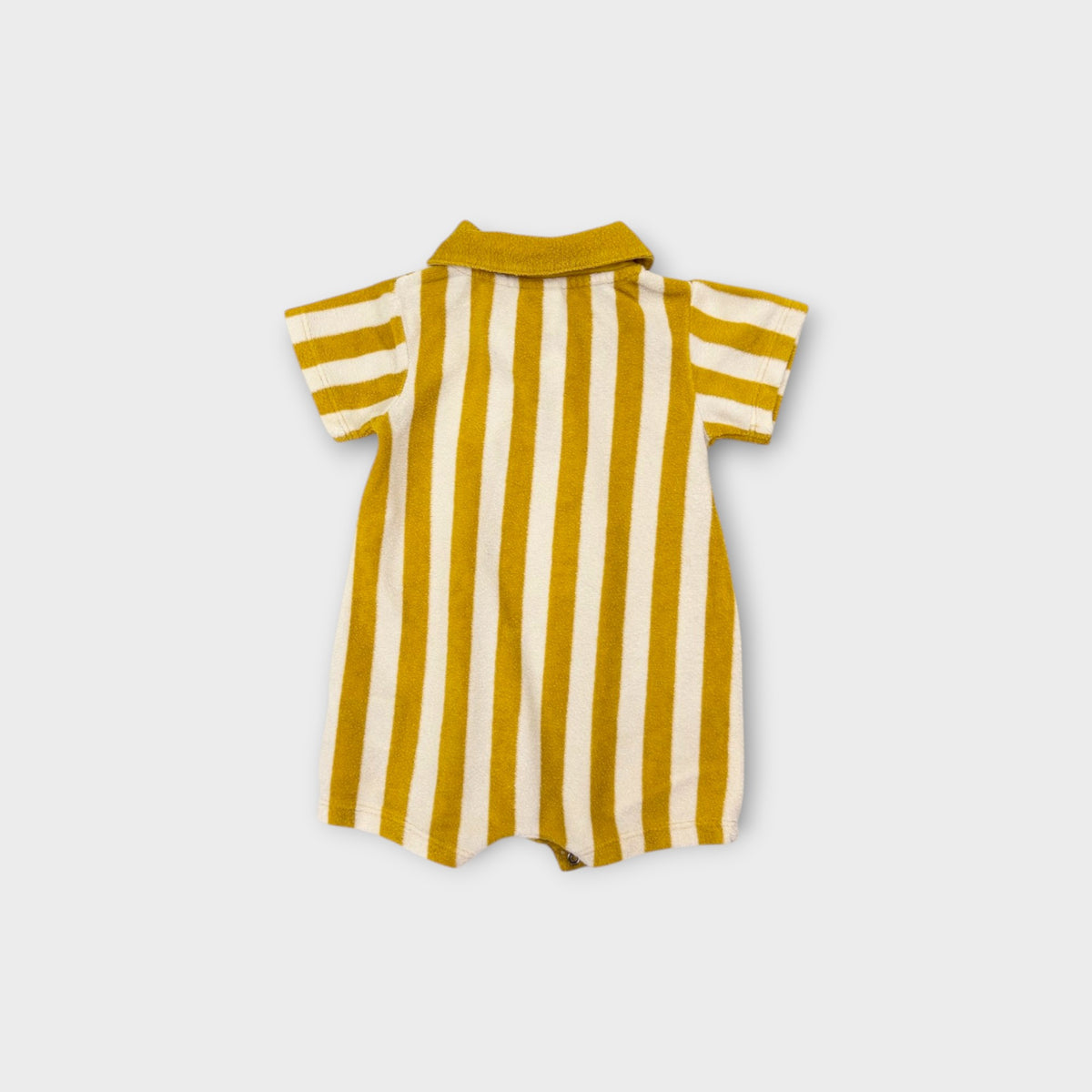 Seed Heritage Stripe Terry Romper, Size 00