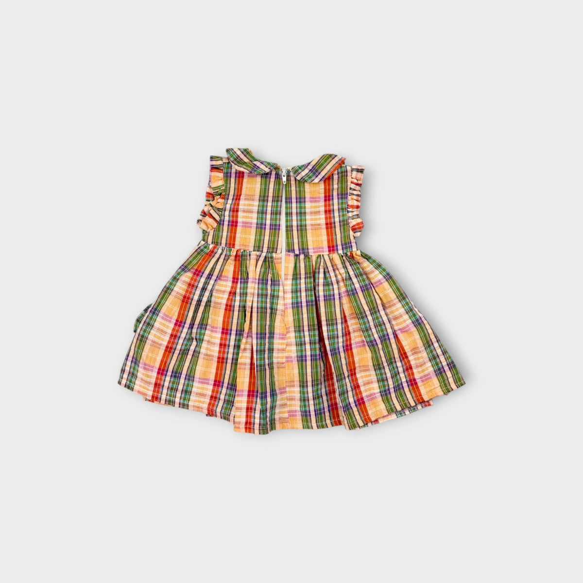Retro Plaid Dress, Size 00