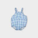 Seed Heritage Gingham Muslin Romper, Size 00