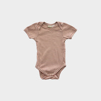 Nature Baby Pink Stripe Bodysuit, Size 00