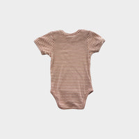 Nature Baby Pink Stripe Bodysuit, Size 00