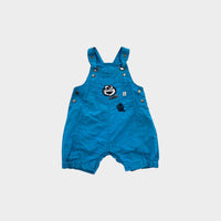 Retro Cookie Monster Overalls, Size 00
