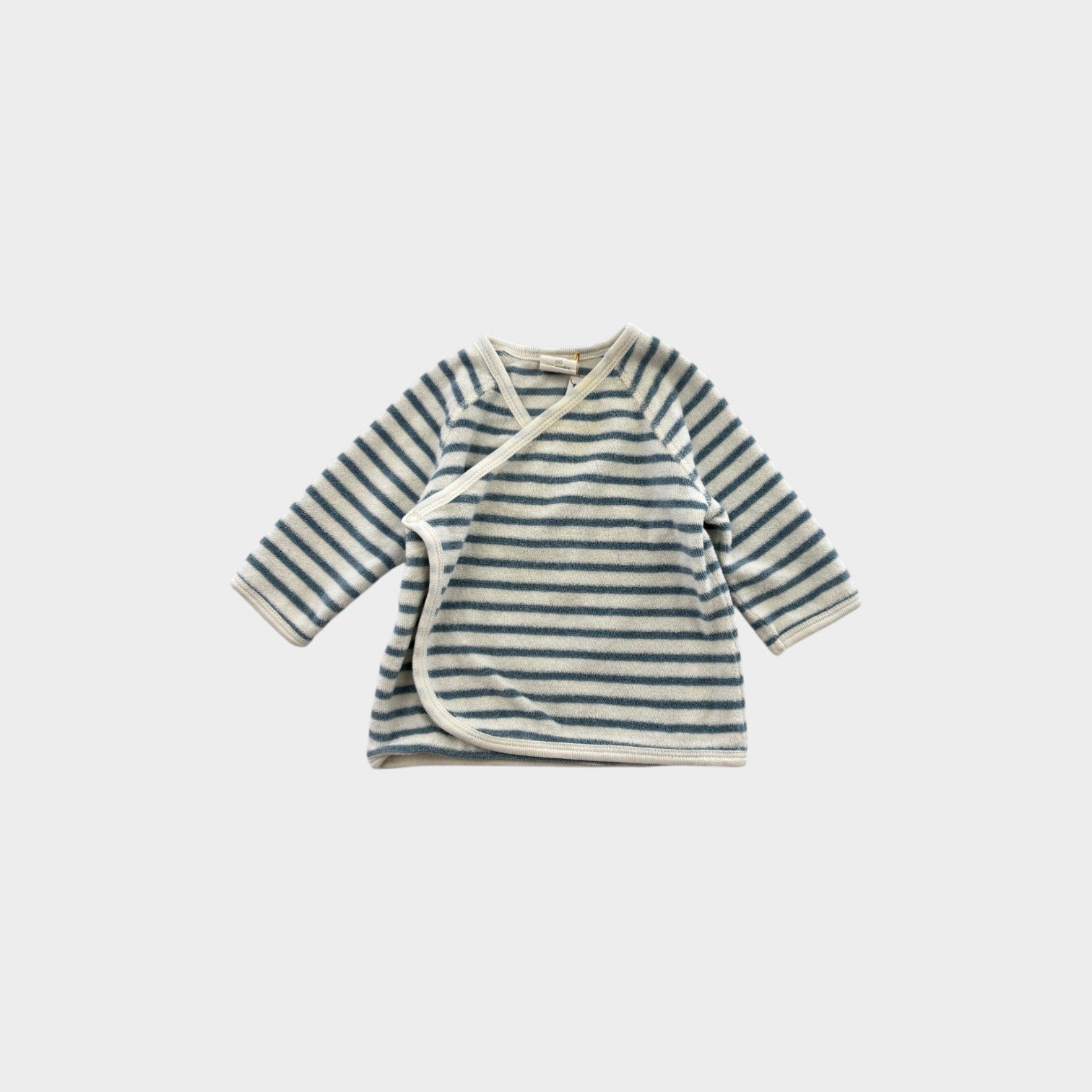 Nature Baby Stripe Terry Wrap Top, Size 00