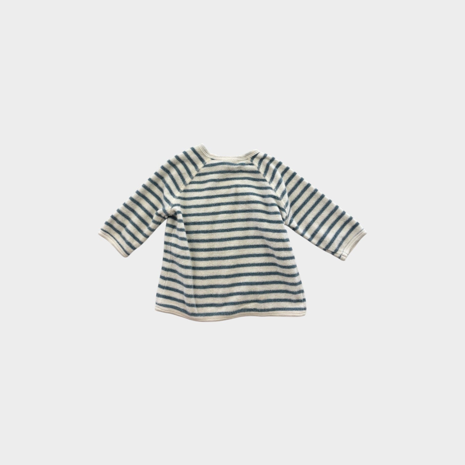 Nature Baby Stripe Terry Wrap Top, Size 00