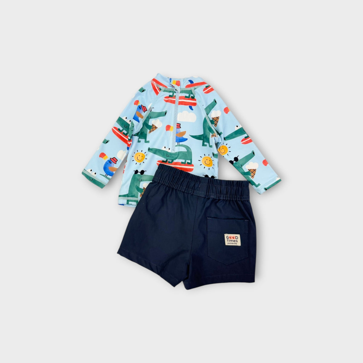 Jack & Milly Croc Swim Set, Size 00