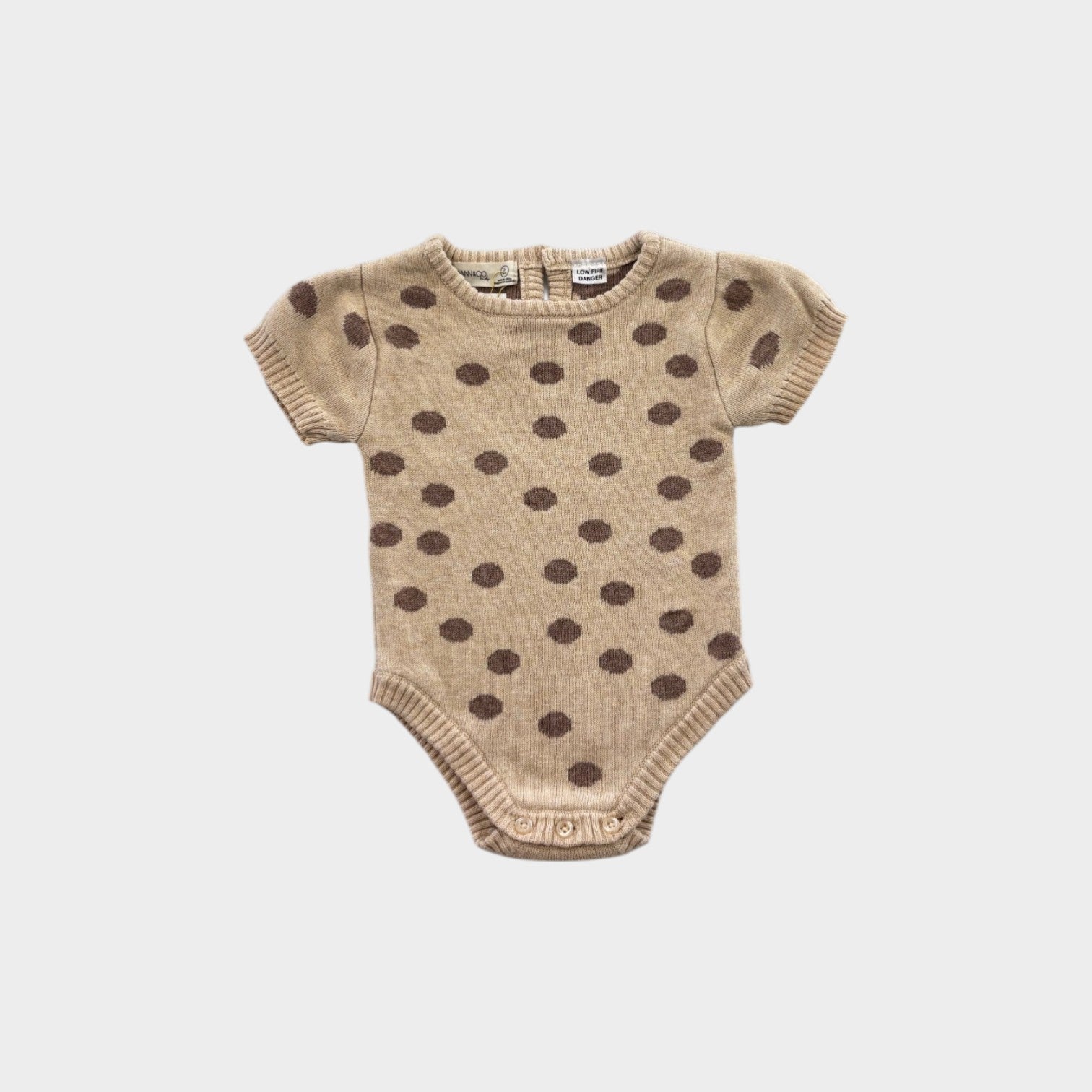 Miann & Co Knit Spotty Romper, Size 00