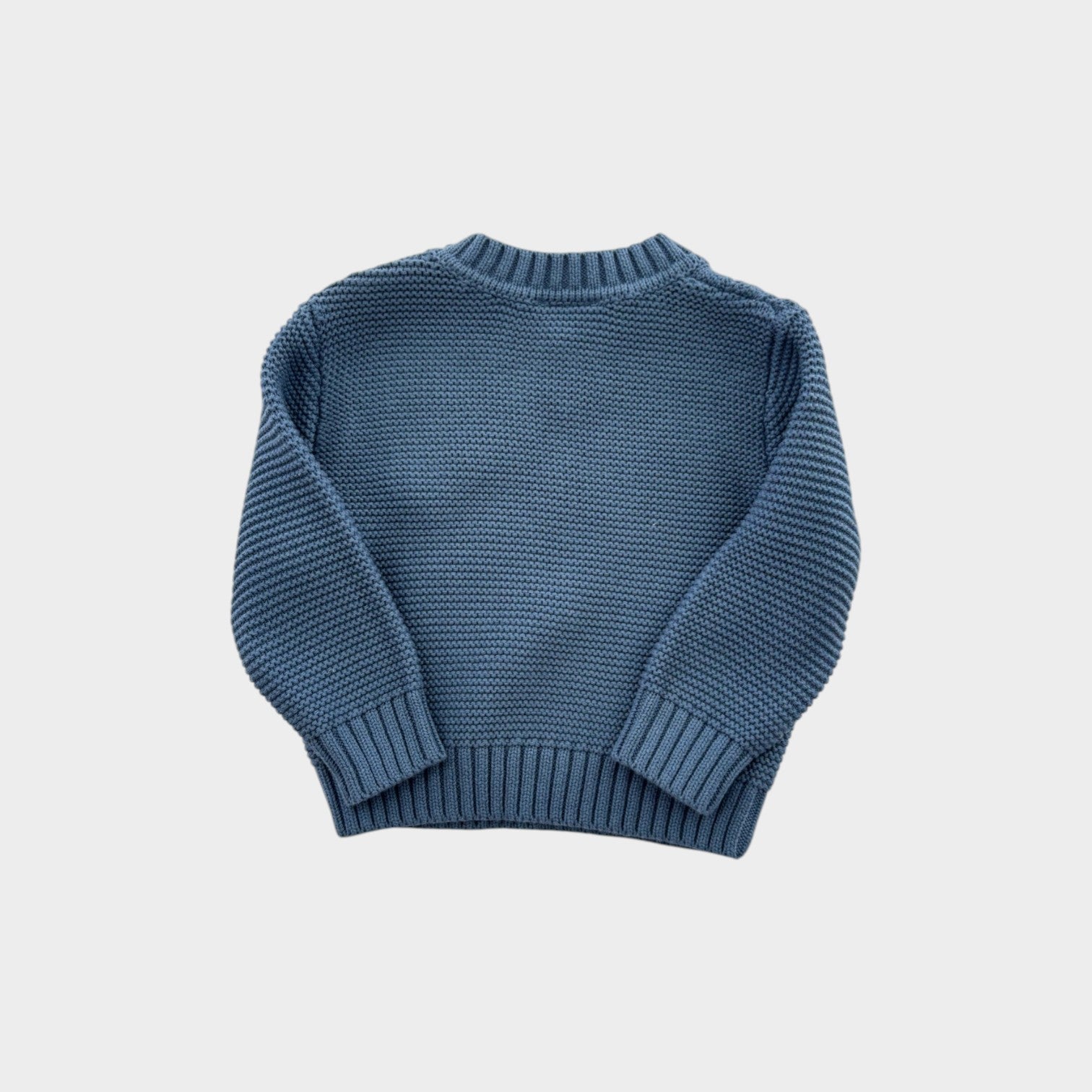 Aster & Oak Blue Cable Knit Jumper, Size 00