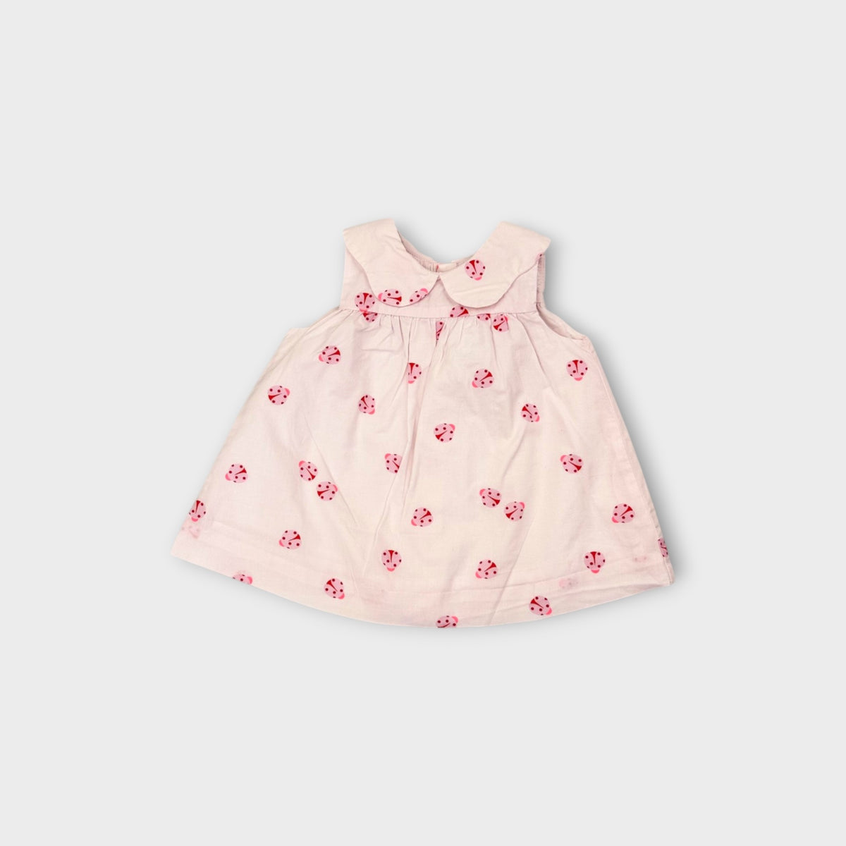 Jacadi Paris Pink Ladybug Dress, Size 000