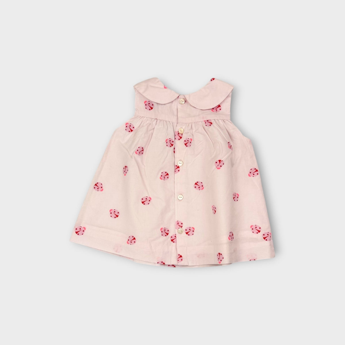 Jacadi Paris Pink Ladybug Dress, Size 000