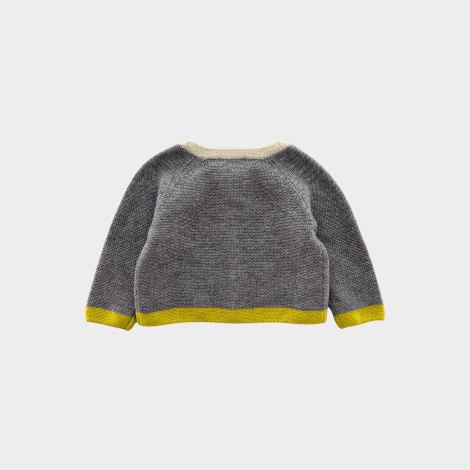 Jacadi Grey Knit Cardigan, Size 00