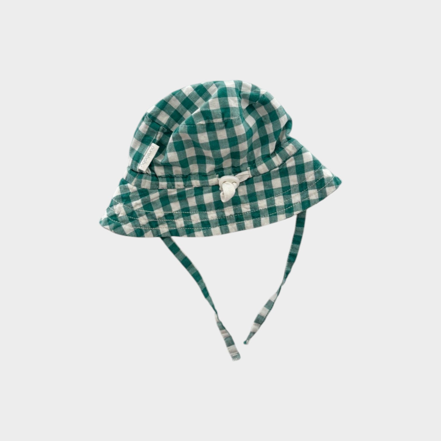 Purebaby Gingham Sun Hat, Size 0000-000