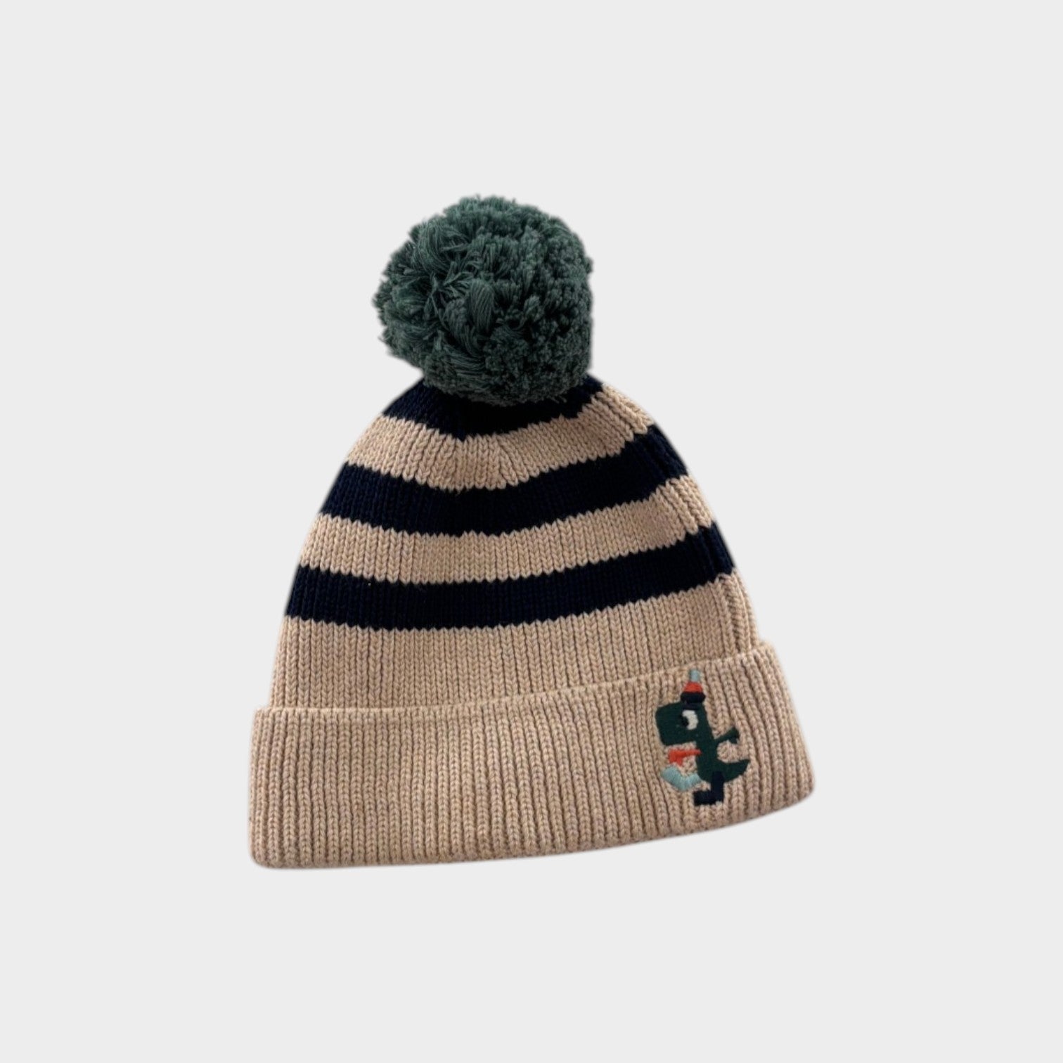 Jack & Milly Stripe Knit Beanie, Size S