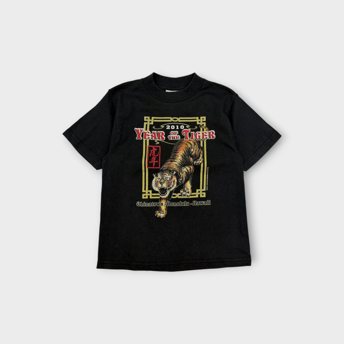 Retro 2010 Year of the Tiger T-Shirt, Size 4-5