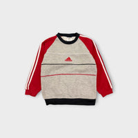Retro Adidas Pull Over Jumper, Size 3-4
