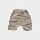 Natural Linen Shorts, Size 0