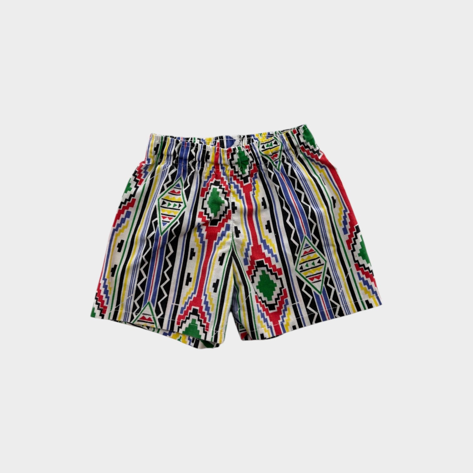 Vintage Patterned Shorts, Size 0