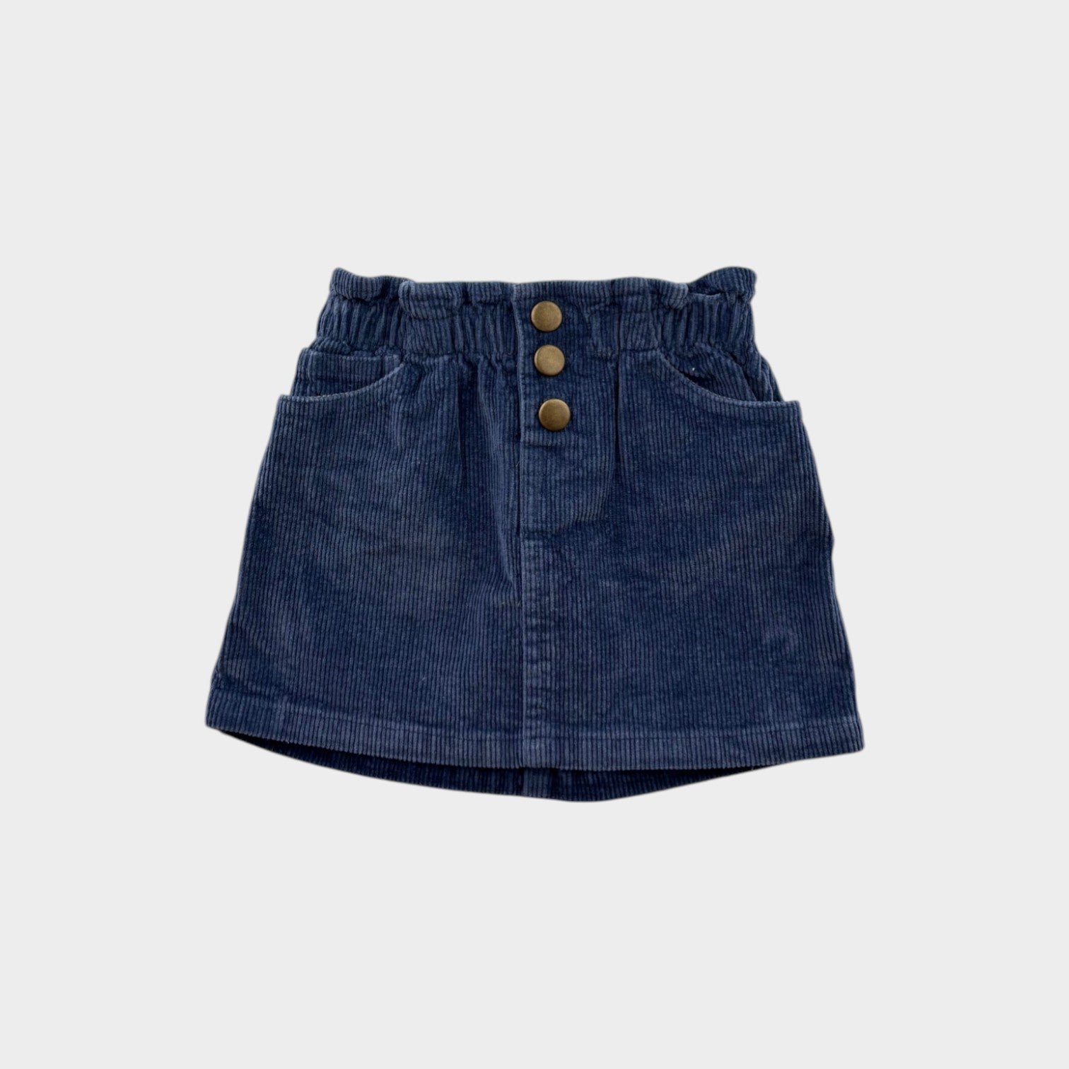 Goldie & Ace Blue Corduroy Skirt, Size 0