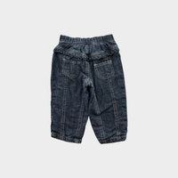 Retro Denim Heart Barrel Pants, Size 0