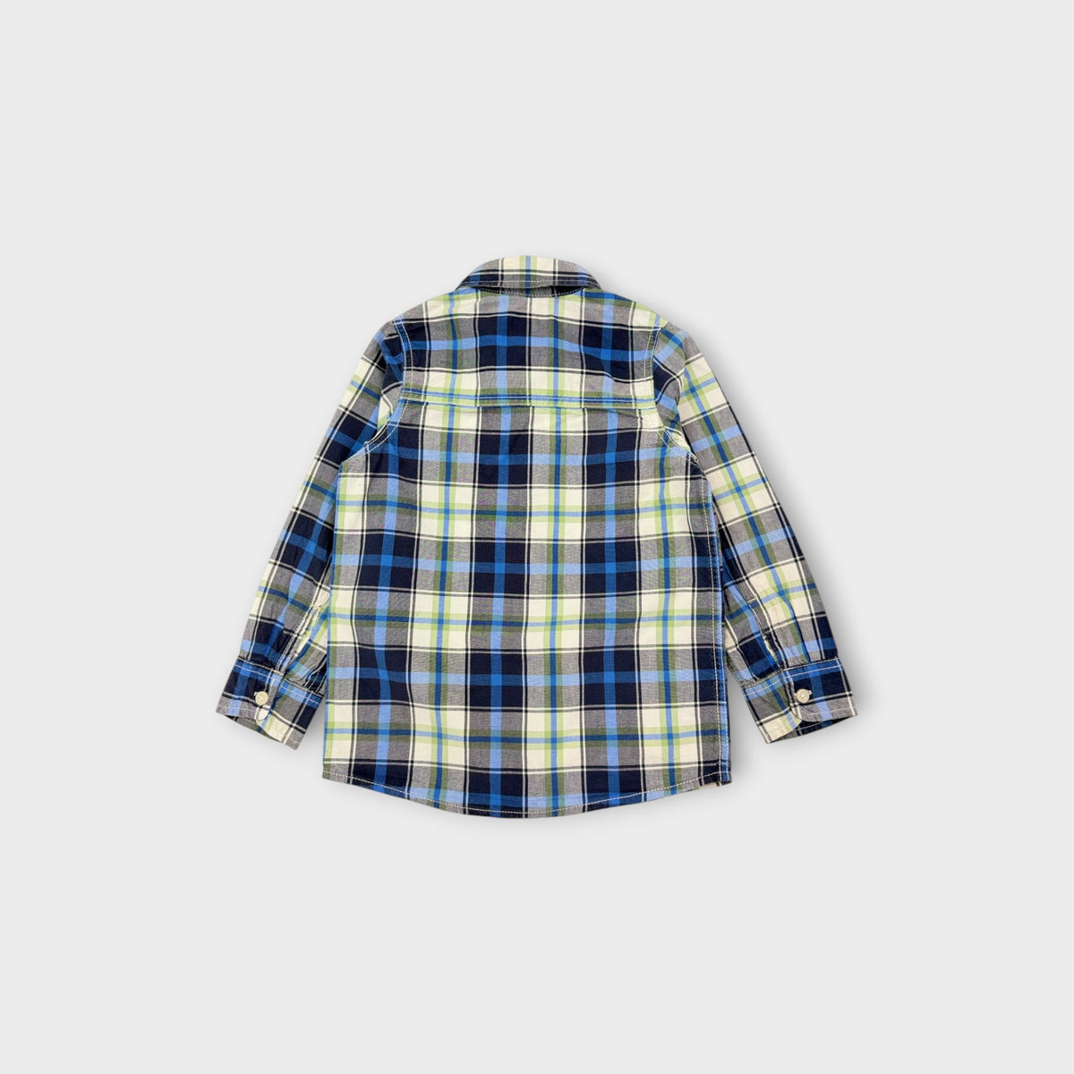 OshKosh B'Gosh Plaid Long Sleeve Shirt, Size 5