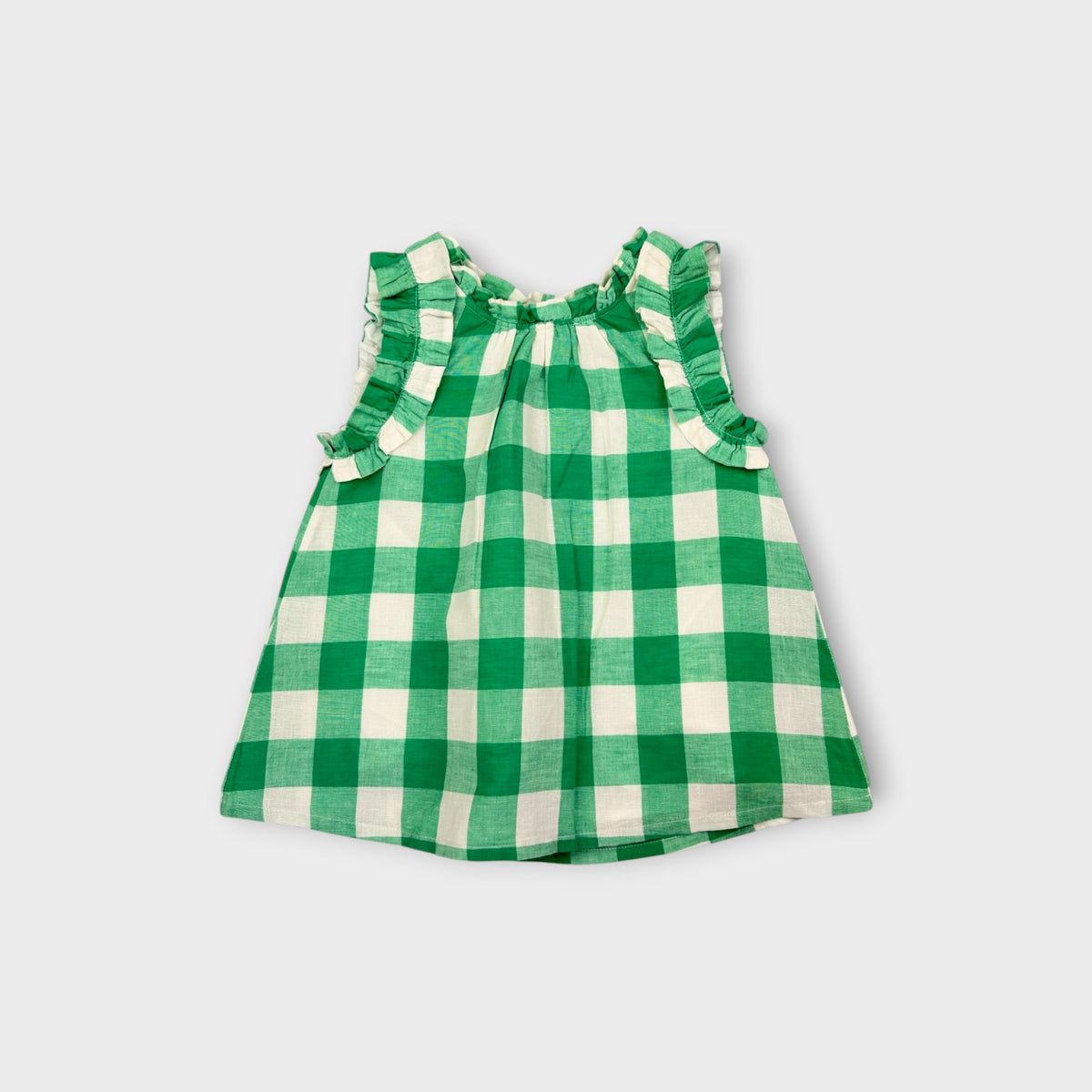 Country Road Gingham Blouse, Size 7