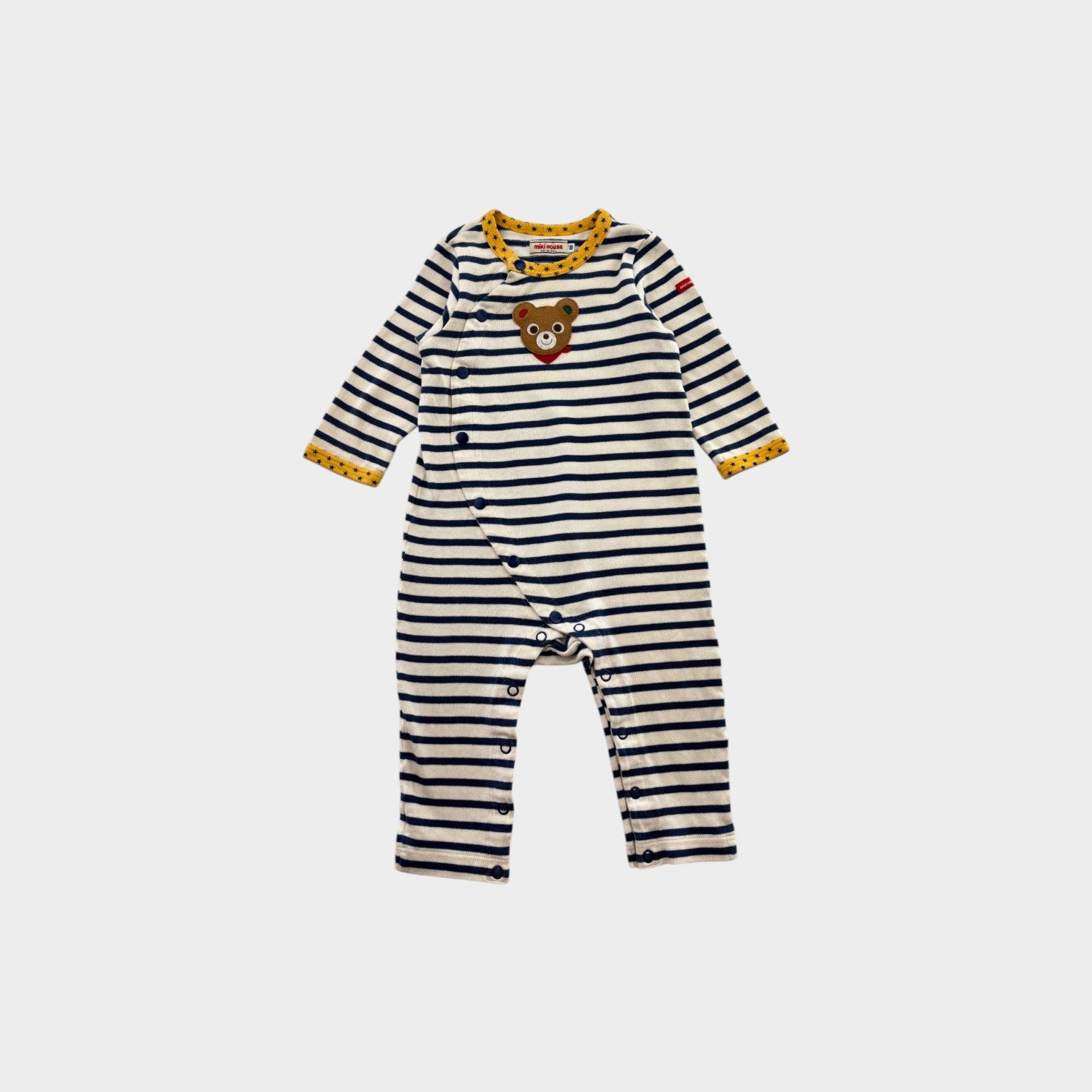 Miki House Stripe Onesie, Size 0