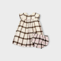 Jacadi Plaid Babydoll Dress, Size 18M
