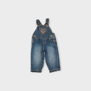 Oshkosh B'Gosh Y2K Embroidered Heart Overalls, Size 0