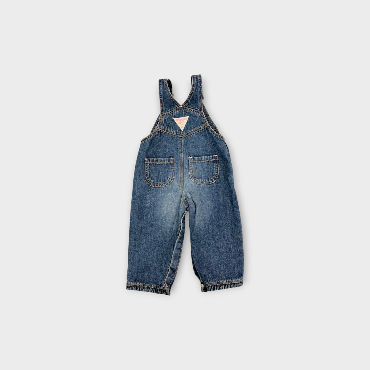 Oshkosh B'Gosh Y2K Embroidered Heart Overalls, Size 0