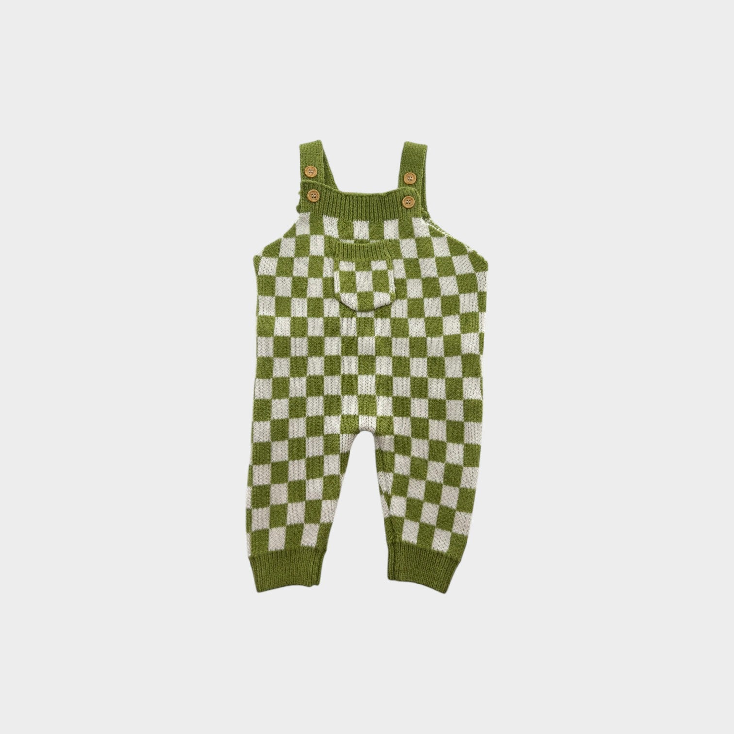 Mini Zali Green Checkerboard Jumpsuit, Size 00
