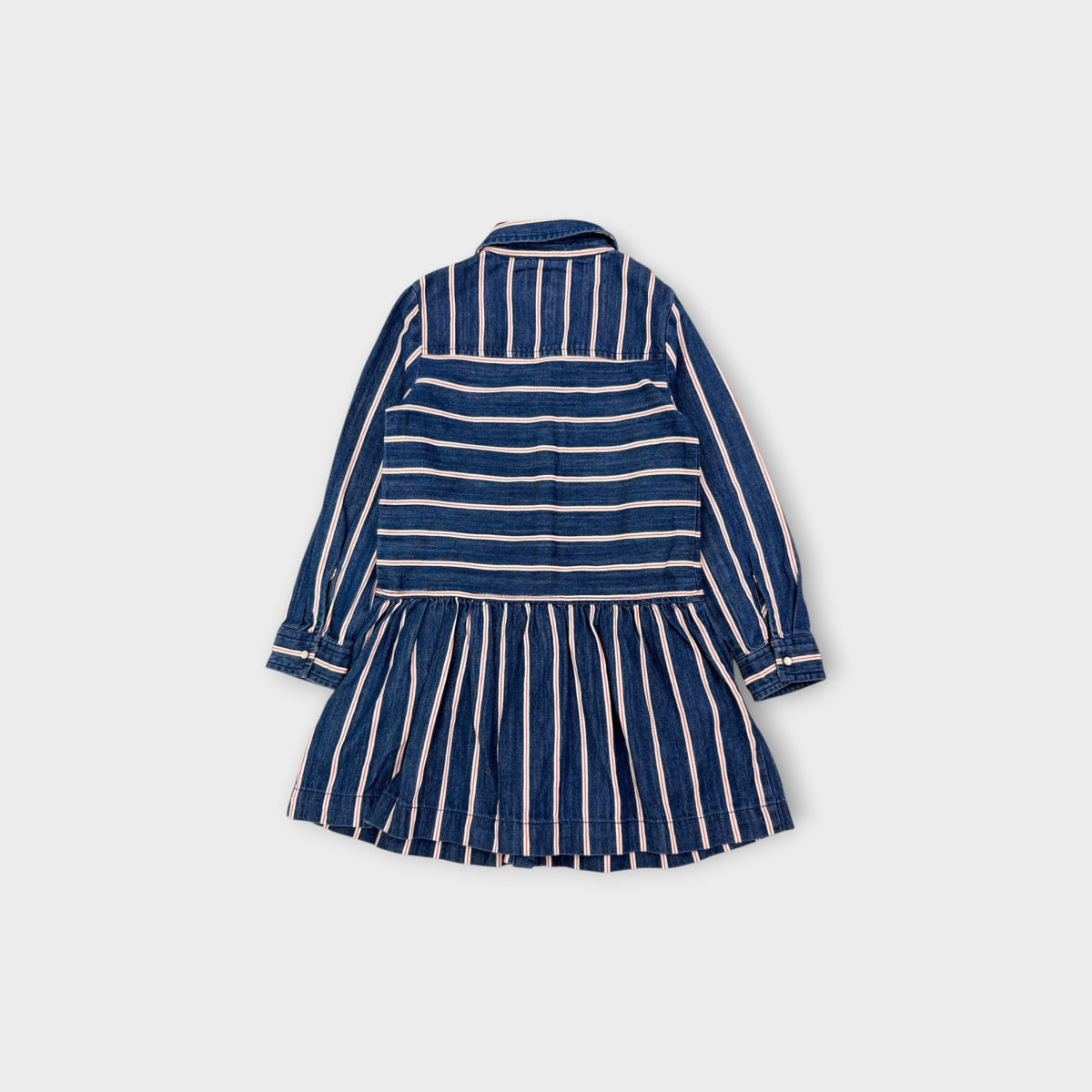 Tommy Hilfiger Retro Stripe Denim Dress, Size 6